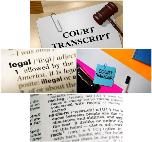 Legal Transcription Image